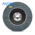 115*22mm Factory Directly Sale Vsm Zirconia Zk765 Top Quality Metal Grinding Fexlible Flap Disc